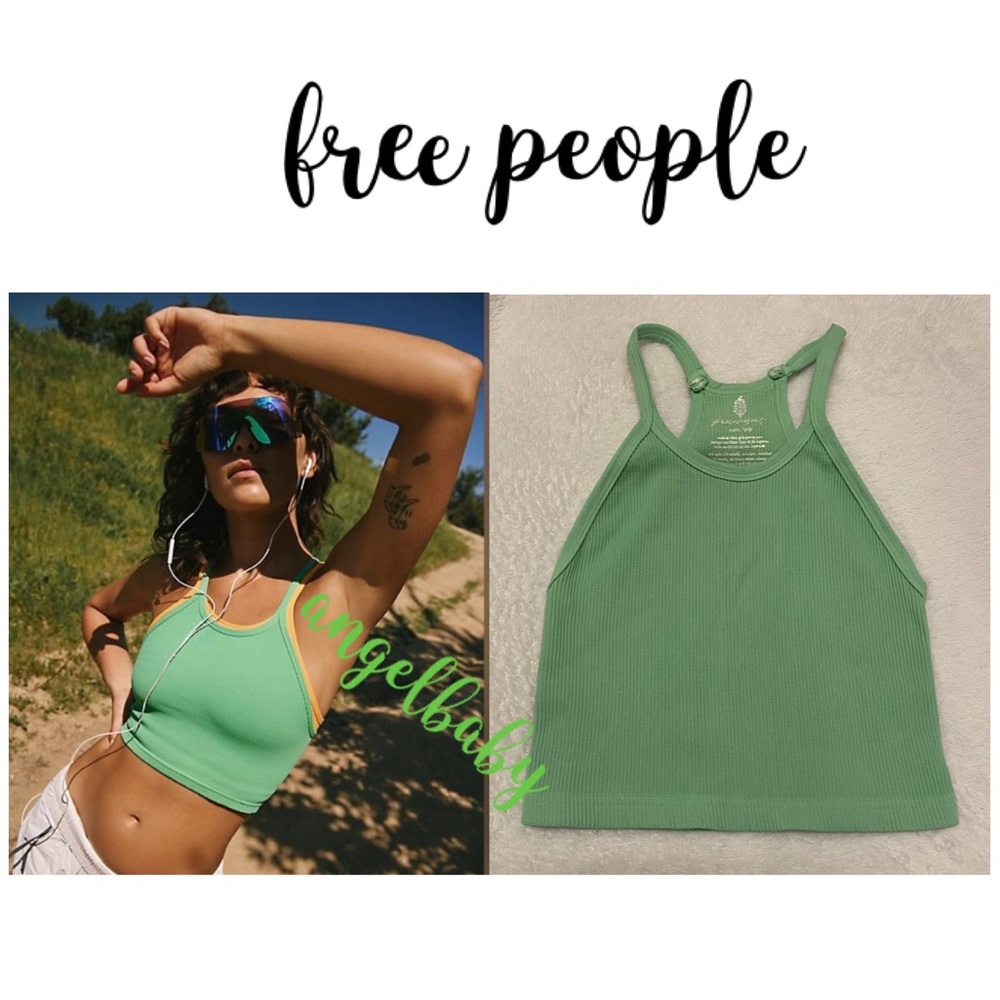 Free People Happiness Runs Crop in Green Mist!